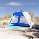 vidaXL Šator za plažu za 3 osobe vodootporni azurnoplavi | shoptok.hr