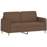  3-dijelni set sofa s jastucima smeđi od tkanine | shoptok.hr