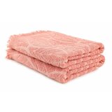  leaf - salmon salmon bath towel set (2 pieces) Cene
