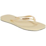 Havaianas Japonke SLIM SQUARE LOGO METALLIC Bež | Shoptok.si