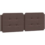  Okvir kreveta s LED svjetlima smeđi 140x200 cm od umjetne kože | shoptok.hr