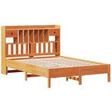  Krevet s regalom za knjige bez madraca 160x200 cm od borovine | shoptok.hr