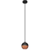  LED luster na sajli MIDWAY 1xGU10/4,8W/230V crna/bakarna | Eponuda.com