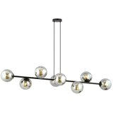  Visilica na sajli ROSSI 8xE14/10W/230V crna/siva | Eponuda.com