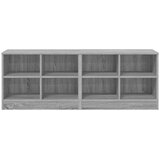 Ormarić za krevet s policom 2 pcs Siva Sonoma 66 x 33 x 48 cm - Siva Sonoma | shoptok.hr