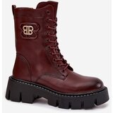 Boto Insulated workery women's with ornament Bordeaux Melisse | shoptok.hr
