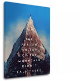  Motivaciona slika na platnu The person on top (moderne slike) Cijene