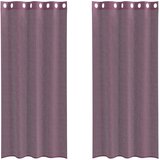 Voile zavjese s ušicama 2 kom ljubičaste 140x225 cm | shoptok.hr
