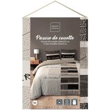 Douceur d intérieur Rjava 3-delna bombažna posteljnina za zakonsko posteljo/podaljšana 240x220 cm So Natural – | Shoptok.si