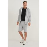 CA muški šorts, straight leg, regular fit, sivi