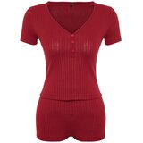 Trendyol Ženski set pidžame Thmss24Pt00097, Bordo | Eponuda.com
