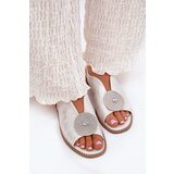 S. BARSKI Shiny Women's Sandals With Decorative Detail S.Barski | ePonuda.com