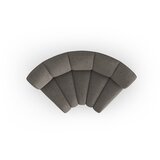 Micadoni Tamno siva modularna sjedeća garnitura od šenila (promjenjiva) Lupine – | shoptok.hr