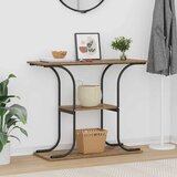  Konzolna stolica s policom Staro drvo 101 x 35 x 80,5 cm | shoptok.hr