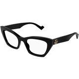 Gucci GG1334O 001 M (52) Črna/Kristalna Cene