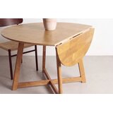 Venture Home okrugli blagovaonski stol Yakidon ⌀120 cm, boja hrasta | shoptok.hr