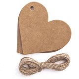  Kartonska srca za dekoracijo - 12 kom (pribor za scrapbooking) | Shoptok.si