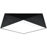 Nice Lamps črna stropna svetilka 45x45 cm koma – Cene