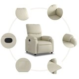  Naslonjač od umjetne kože krem | shoptok.hr
