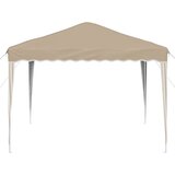  Rastezljivi šator za svadbe - šator za zabave Krema 288 x 288 x 245 cm - Krema Bez bočnog zida | shoptok.hr