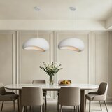 Brilagi Luster na sajli WABI SABI 1xE27/60W/230V &amp;Oslash; 50 cm bela Slike