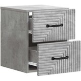  Stenski nočni omarici 2 pcs Betonsko siva 34,5 x 33 x 40 cm, (5000209611) | Shoptok.si
