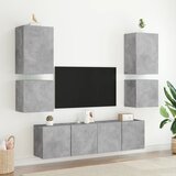  Zidni TV ormarići 2 kom siva boja betona 40,5x30x40 cm drveni | shoptok.hr