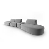 Milo Casa Siva baršunasti sofa s desnim kutom 428 cm Paolo – | shoptok.hr
