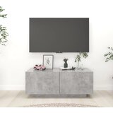 The Living Store TV omarica betonsko siva 100x35x40 cm iverna plošča - TV Omarica, (21375589) Cene