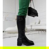Gemre Black boots with decorative buckle Sydney Cijene