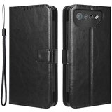 INORCO Ovitek s stojalom za telefon Asus ROG Phone 7 5G, odporen proti praskam Crazy Horse Texture Denarnica PU usnjen ovitek za telefon, (22035851) Cene