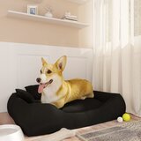  Jastuk za pse s jastučićima crni 75 x 58 x 18 cm tkanina oxford | shoptok.hr