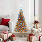 vidaXL Božično drevo med 150 LED z stojalom Zlata 120 cm PET | Shoptok.si