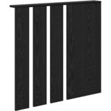  Vješalica za kapute na zidu Zidne Crni hrast 84 x 10 x 80 cm | shoptok.hr