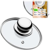 KADAX stekleni pokrov 14 cm univerzalni toplotno odporen pokrov za lonce in ponev, (5000355882) | Shoptok.si