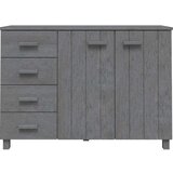  Komoda HAMAR temno siva 113x40x80 cm trdna borovina, (20656509) | Shoptok.si