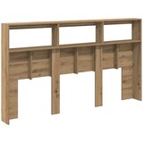 Ormarić za uzglavlje LED boja artisan hrast 180x17x102 cm | shoptok.hr