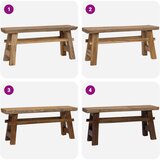  Klupa Prirodna 100 x 29 x 43,5 cm Čvrsto teak drvo | Eponuda.ba