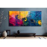 WALLXPERT 3P70100C004 Multicolor Decorative Canvas Painting (3 Pieces) Cene