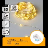 Aigostar LED niz 50xLED/3xAA 5,3m topla bela u