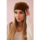 Kesi Cap with fleece Paryż K213 purple + mustard Cijene
