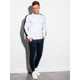 Ombre Muška dukserica B1081 plava bijela | ePonuda.com