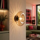 Brilliant zidna lampa nevil 1xE27/20W/230V crna/zadimljena bež | Eponuda.com