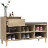 Ormarić za cipele boja hrasta 102x36x60 cm konstruirano drvo | shoptok.hr