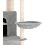  Penjalica za mačke sa stupovima za grebanje svjetlosiva 154 cm | Eponuda.com