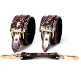 Kiotos Hand Cuffs Reptile Gold/Pink | Shoptok.si