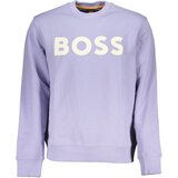 Boss HUGO MEN&#39;S PURPLE ZIPLESS SWEATSHIRT Cijene