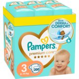 Pampers plenice Premium, velikost 3 (6-10 kg), 200 kosov Cene