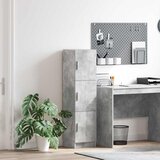  Highboard Betonski sivi 31.5 x 32 x 122.5 cm | shoptok.hr