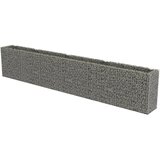 Furnova Visoka greda gabion pocinkano jeklo 540x50x100 cm, (21921579) | Shoptok.si